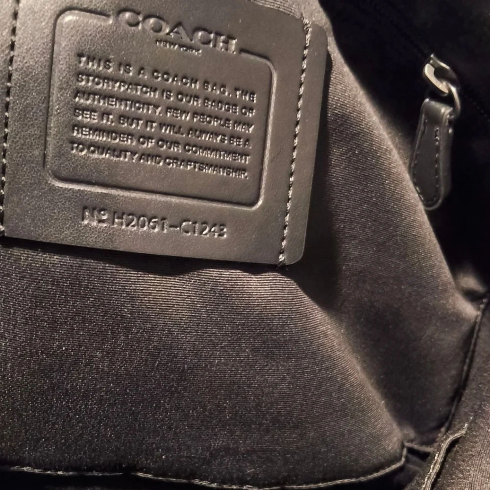 Coach Hudson Messenger Bag in Signature Canvas Black Brown - Academia Work Bag